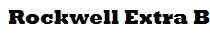 Rockwell Extra Bold